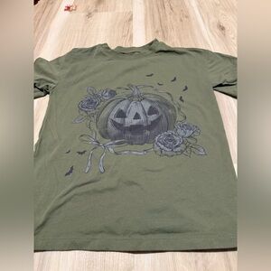 Cat & Jack - Jack o Lantern and Rose Graphic tee